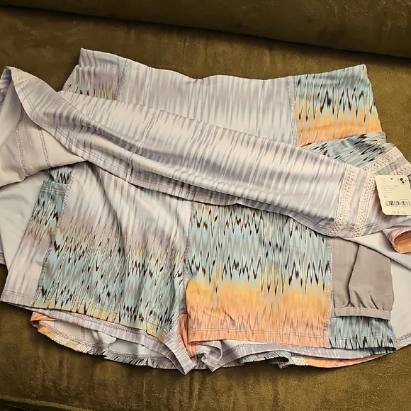 NWT Free People Movement Multicolor Skort - Picture 2 of 5